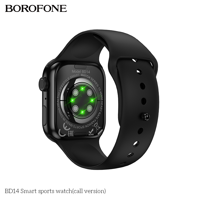 BOROFONE BD14 Bluetooth calling smartwatch Black Silver NZ 8